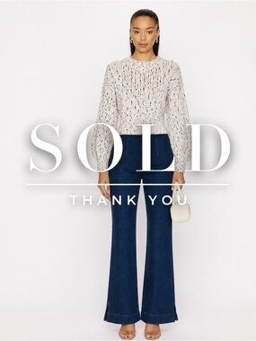#107 🌷 Jason Wu High-Rise Flare Jeans | Dark Wash | Size M | Tailored Fit